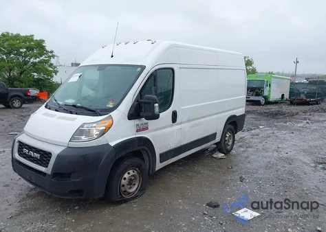 2019 Ram Promaster 1500 High Roof 136 Wb z USA, uszkodzony, nr VIN 3C6TRVBG4KE500920